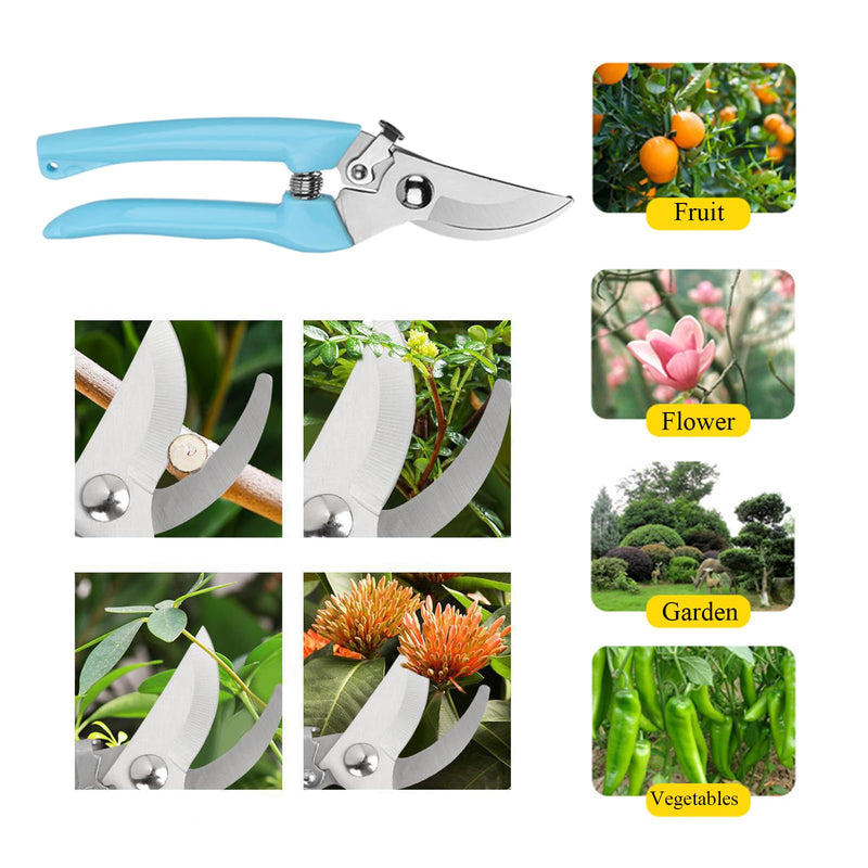 Flower Rose Thorn Remover Leaf Burrs Pliers Kit Stripper Stripping Tool with Scissors, Glove for Garden Floral Making, Florist Supplies Shape Red