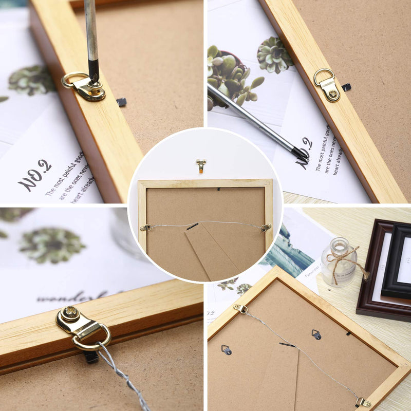 Mr. Pen- Picture Hanging Kit, 220pc, Picture Hangers, Nails for Hanging Pictures, Wall Hangers, Picture Hanging, Picture Hanging Hooks, Frame Hanging Hardware, Picture Hooks, Wall Hanging Kit 220 Pack Gold