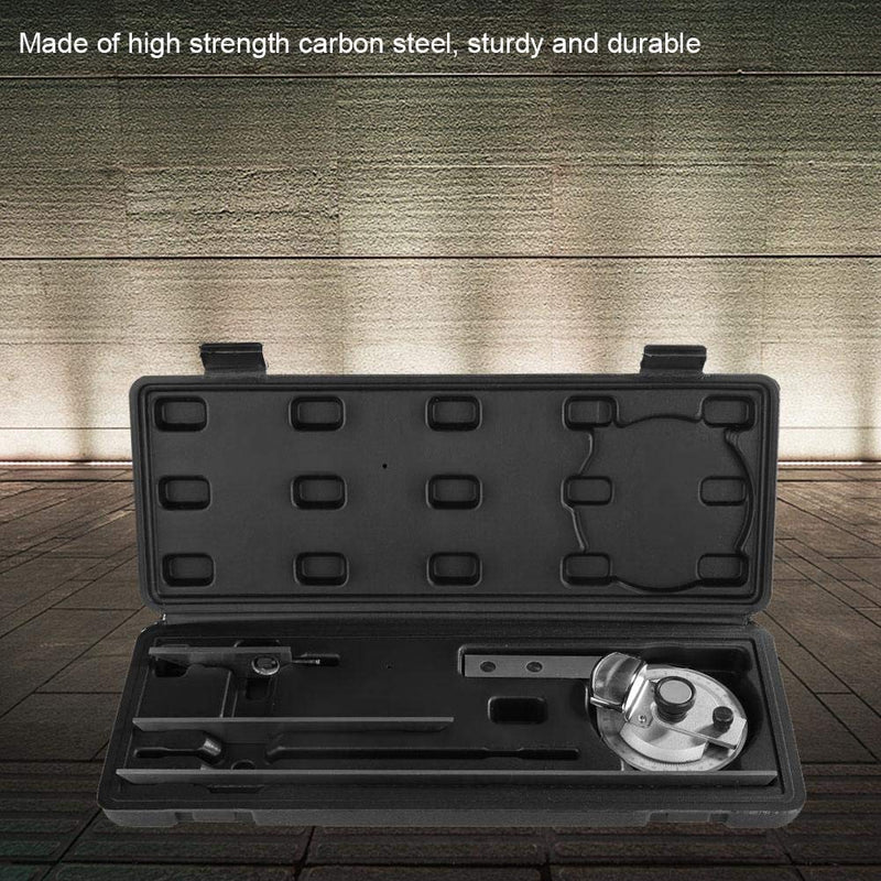 Universal Bevel Protractor, 360° Steel Angle Finder Measuring Ruler W/Magnifying Glass Angle Measuring Protractor