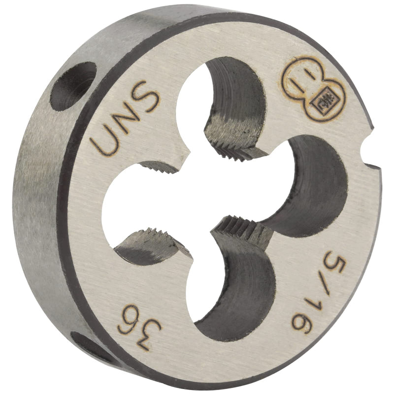 5/16"-36 UNS HSS Tap And Die Set, 5/16 x 36 UNS Machine Thread Tap And UNS Round Thread Die Right Hand 5/16''-36 UNS
