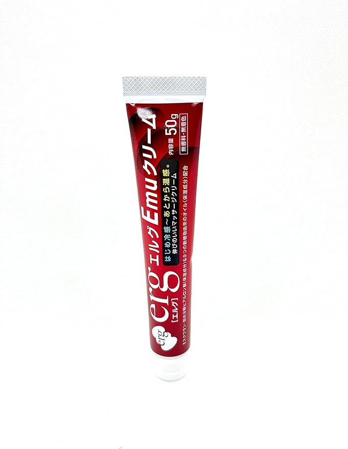 Eg Emu Cream, 1.8 oz (50 g) (Emu Oil, Hyaluronic Acid, Methyl Salicylate, Ginger Root Extract, Etc.) - NewNest Australia