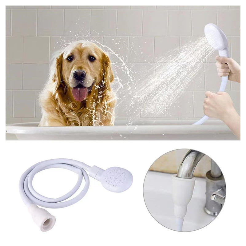 9.84ft/3m Sink Spray Hose,Portable Sink Hose Faucet Sprayer,Shampoo Sprayer Handheld Hose Faucet Shower Head Spray Hose for Bathing Baby,Pets,Washing Hair,Rinsing Vegetables,Utility Sink 3M/9.84FT