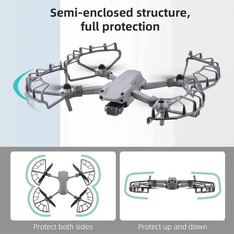 Propeller Guard for DJI Air 2/Air 2S Quick Release Prop Blade Guard Professional DJI Mavic Air 2/Air 2S Drone Accessories Grey