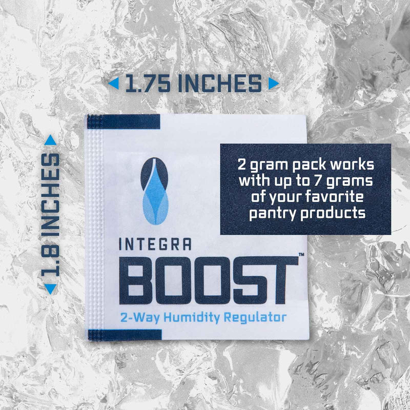 2-Way Humidity Control Pack - Preserve Flavor & Control Humidity at 62% RH - Moisture Absorber for Herbs, Spices & More - 2 Gram (Pack of 20) Pack of 20