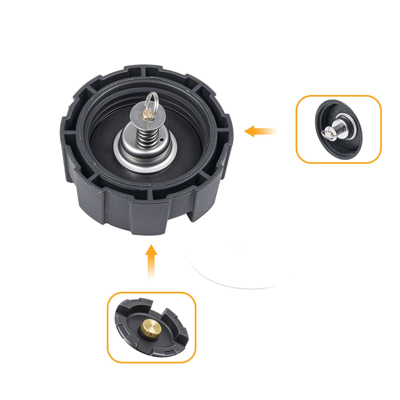 Universal Marine Boat Tank Gas Cap Outboard Engine Plastic Fuel Oil Tank Cover
