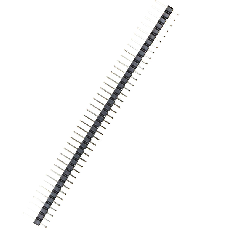 10pcs Break Away Strip Headers 1x40 40 Pin Headers Male 2.54mm Single Row Straight Needle Connector (11mm)