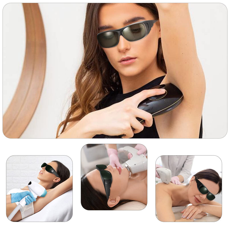 IPL Laser Safety Glasses 200nm-2000nm Protective Goggles for Laser Hair Removal and Cosmetology Operators with Eye Protection