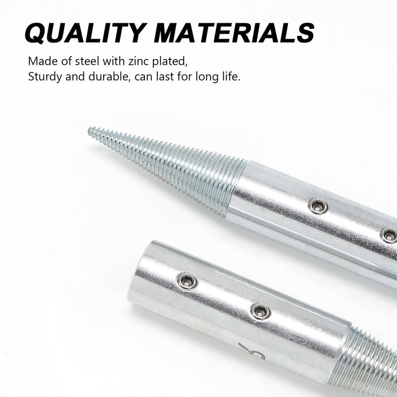 1/2" Spindle Tapered Threaded Adapter Left & Right Pair Suitable for 3/16"-10/16" Arbor Hole Cloth Polishing Wheel 2 PCS 1/2"