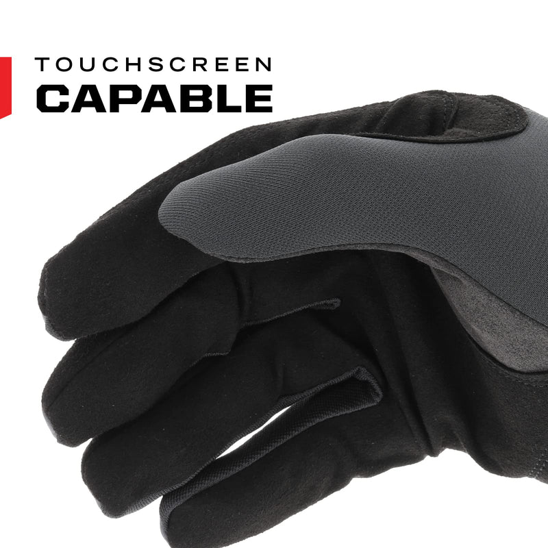 Mechanix Wear FastFit Work Gloves - Anti-Slip & Abrasion Resistant Heavy Duty Gloves - Touchscreen Compatible - Vibration Damping - Multipurpose Use - X-Large - Black - 2 Pack 2 Pairs