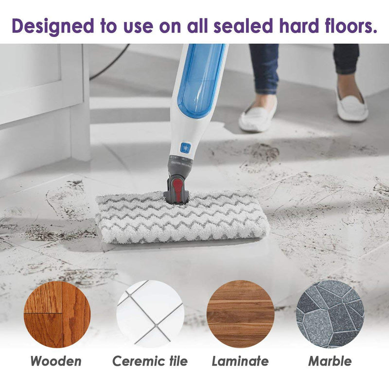 2 Pack of Steam Mop Pad for Shark Genius Lift-Away Pro S5003D S5002Q S5003A S6001W S6001WM S6002 S6002C S6003D S6003 S3973 S3973D S3973WM, Washable Reusable Replacement Mop Head by F Flammi 1 - NewNest Australia