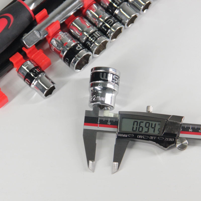 WISEUP Digital Caliper Measuring Tool,Stainless Steel Waterproof and dustproof Digital Caliper, 6inch / 150 mm Vernier Caliper Digital with Large LCD Screen，Extreme Accuracy Fowler Digital Caliper