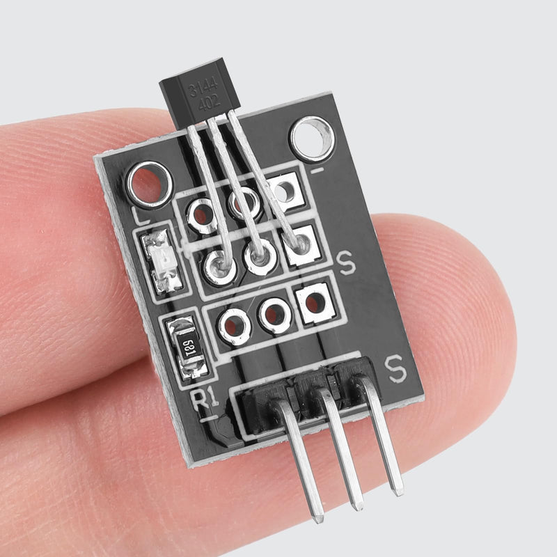 KY-003 Hall Effect Sensor Module A3144E Hall Effect Magnetic Sensor DC 3.3V-5V Pressure Sensors 6pcs for Arduino 6pcs hall effect sensor hall effect hall sensor contact sensor
