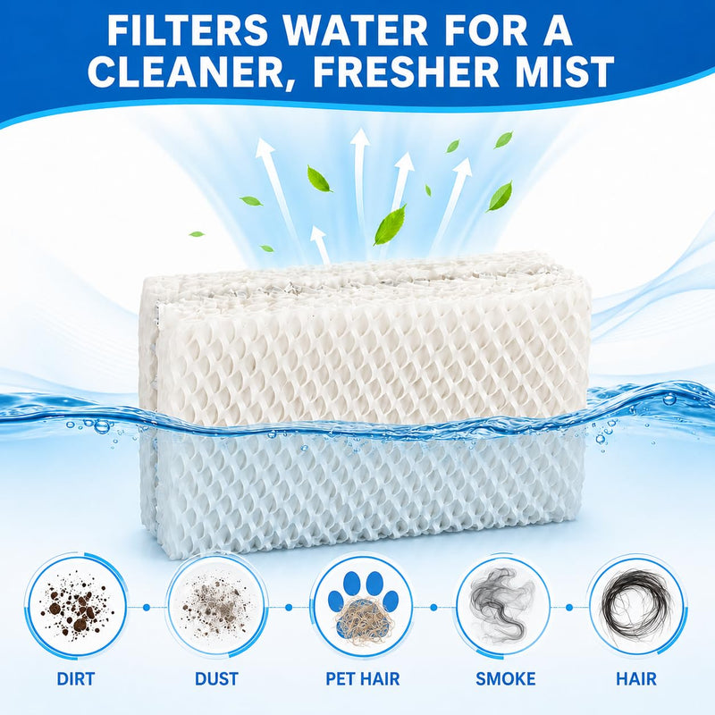 6 Pack WF813 Humidifier Filter Replacement Compatible with Equate Eqwf813