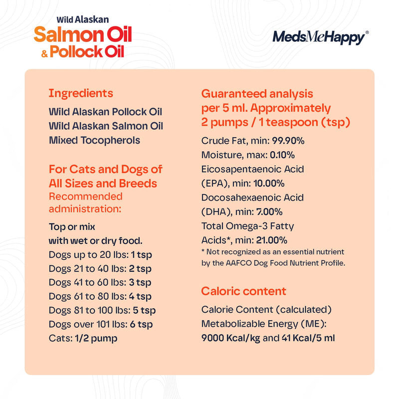 Wild Alaskan Omega 3 Salmon Oil for Dogs - Fish Oil for Dogs Natural Liquid - Must-Have Cat & Dog Essentials for Health - Cat and Dog Supplies Supports Skin & Coat - 16 Fl. Oz 16 fl oz