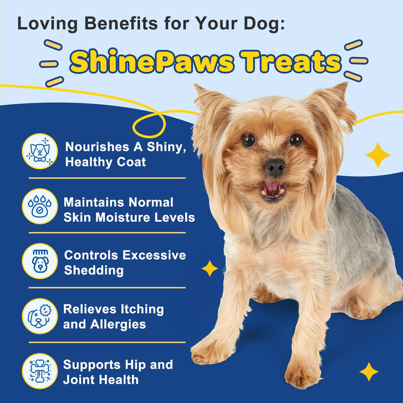 Dog Allergy Relief Chews, Salmon Fish Oil for Dogs Skin and Coat