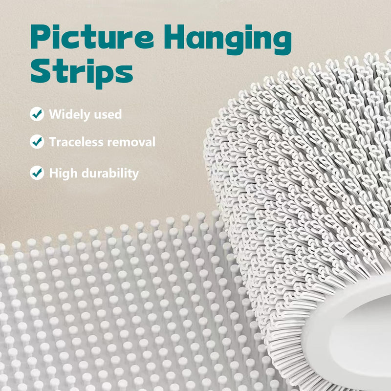 Picture Hanging Strips Heavy Duty, 24 Pairs (48 Strips) Picture Hanging Strips, Use to Hang Picture Frames and Christmas Hooks for Hanging Pictures, No Damage, Hang Pictures on The Wall Without Nails