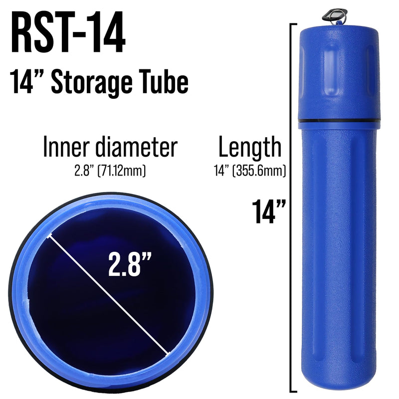 Blue Demon SMAW/Stick Welding Electrode Storage Tube, 3" x 14", waterproof, airtight, Pink