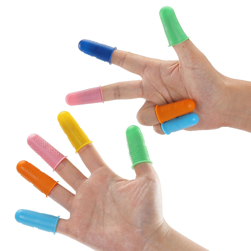 Mr. Pen- Hot Glue Gun Finger Protectors, 24 pcs, Silicone Thimble Finger Guard for Hot Glue Multi-color