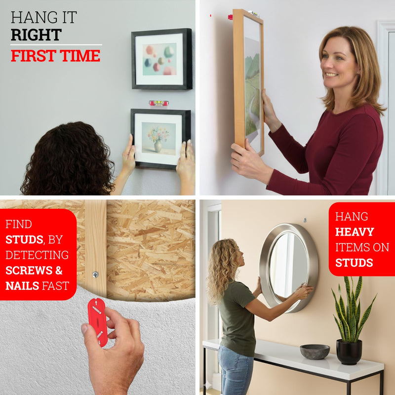 doty & Stud Finder | Picture Hanging Tool for Simple Picture Hanging | Find Wall Studs and Mark Your Drill Holes Quick & Easy doty & Stud Finder Kit