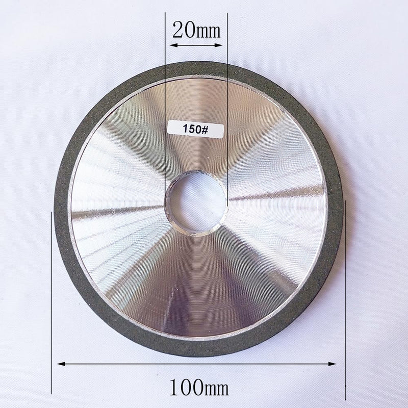 CBN Grinding Wheel Flat Shape Resin Bond Grit 150# for High-Speed Steel (4" Diameter) 4" Diameter