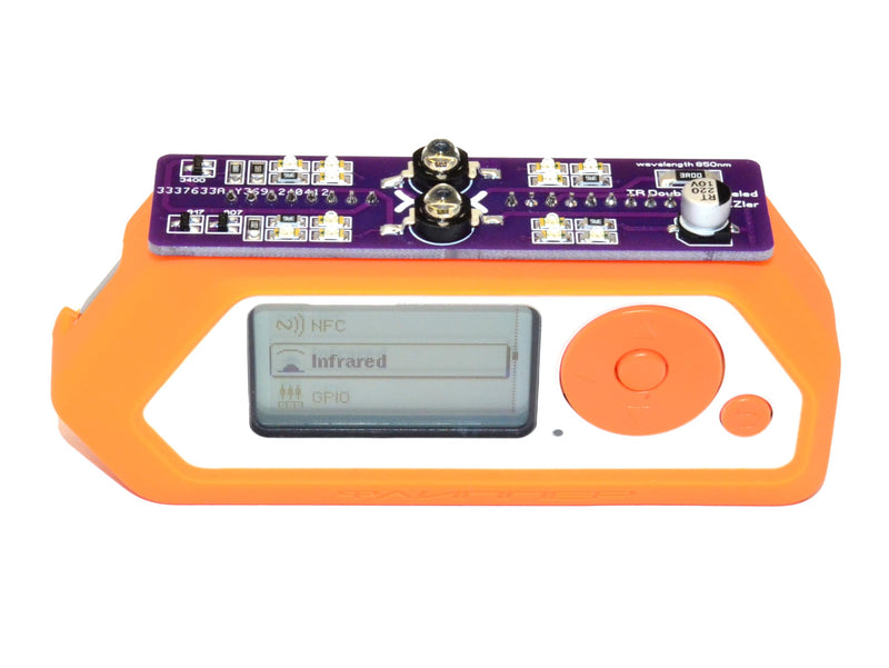 Double Barreled IR LED Blaster Dazzler 850nm Competible with Flipper Zero, Purple - NewNest Australia