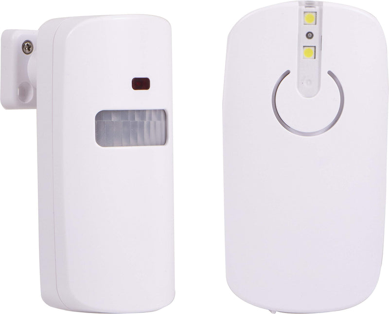Power Gear Motion-Sensing Driveway Alarm, Battery Operated, Flashing LED Light, Wireless, Easy to Install, Home Protection, Indoor or Outdoor Security, Up to 25ft. Detection Range, 36014-S1 1 Pack