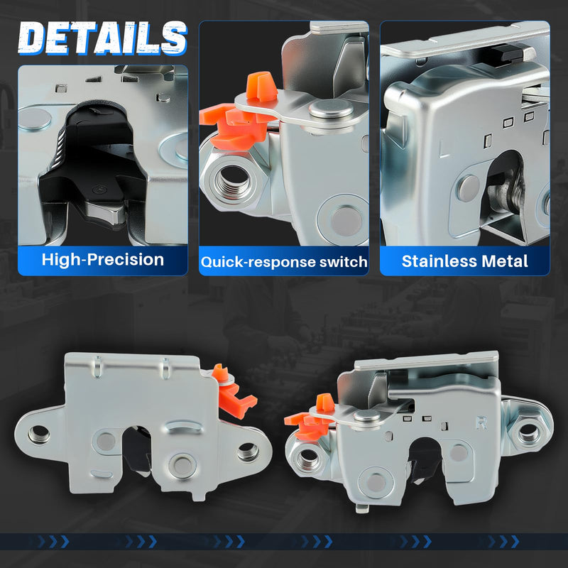 AUTOKAY 65780-0C010 Left and Right Side Tailgate Latch Lock Fit for Toyota Tundra 2000 2001 2002 2003 2004 2005 2006 RE# 65790-0C010 657800C010 657900C010