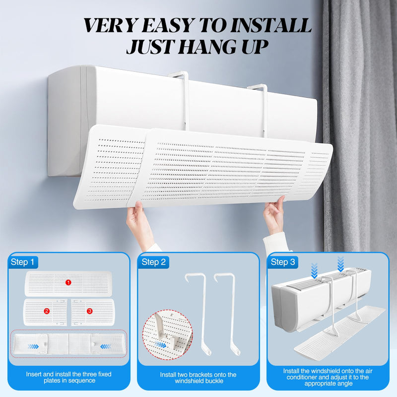 Adjustable AC Air Deflector, AC Vent Deflector