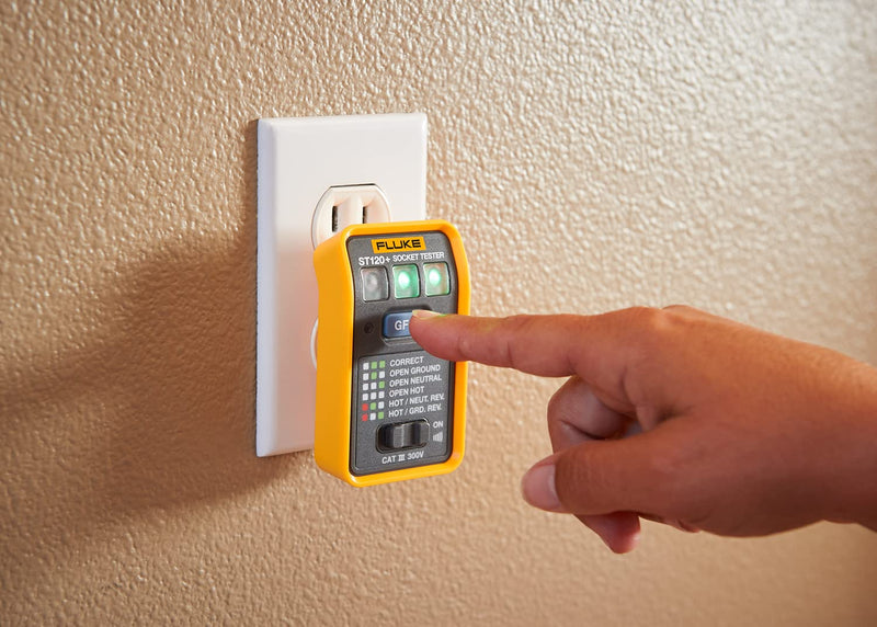 Fluke ST120+ GFCI Socket Tester with Audible Beeper - NewNest Australia