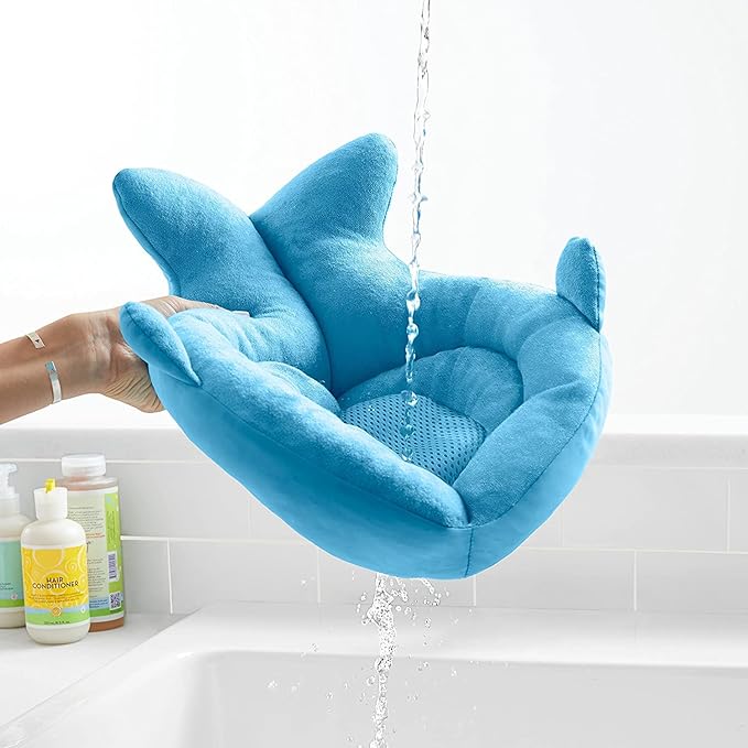 SKIP HOP BCSH235110 Baby Bath, Fluffy, Bath, Newborn, Can be Used in Washbasins and Sinks, Easy to Dry Mesh, Compact, Winter, Warm, Soft Sink Bath, Japanese Genuine Product, 1 Piece - NewNest Australia