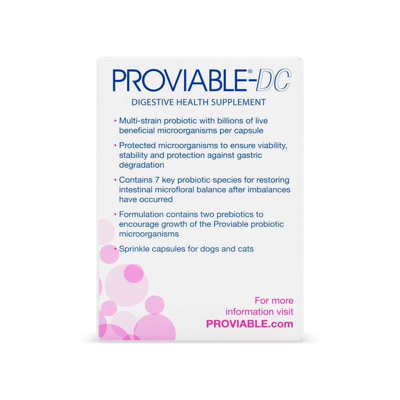 Nutramax Proviable Health Supplement for Cats and Dogs 30 Count - PawsPlanet Australia
