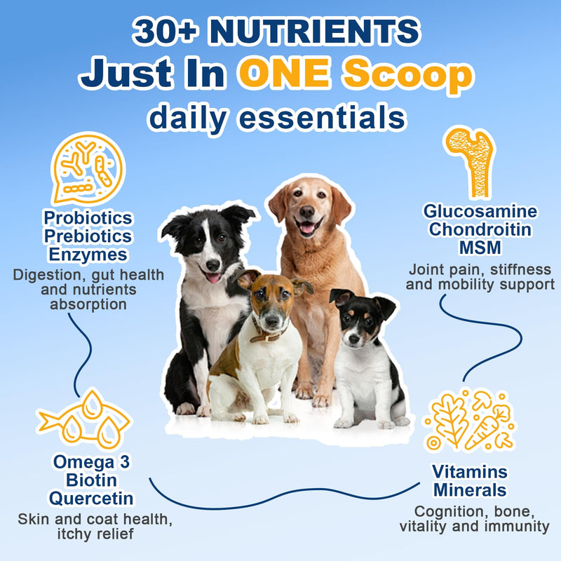 Dog Vitamins Powder & Pumpkin Powder