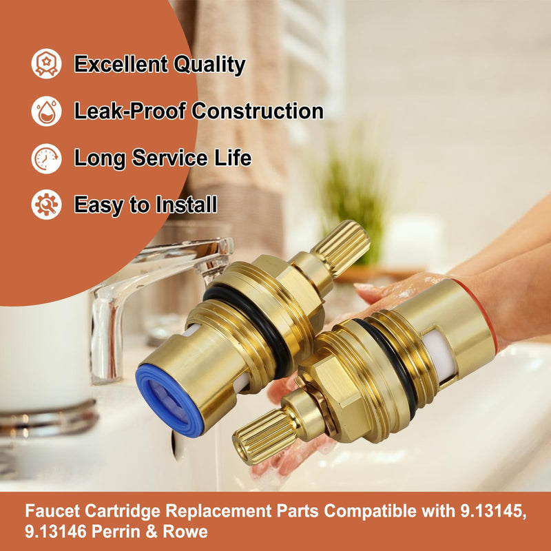 9.13145 & 9.13146 Faucet Cartridge Compatible with Perrin & Rowe and Rohl