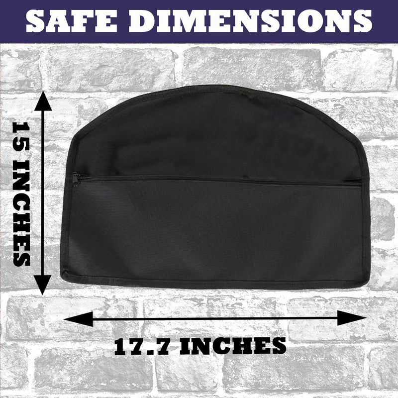 Secret Stash Coat Hanger Safe - Hanger Diversion Safe with Hidden Pocket for Cash Credit Cards & Valuables | Fits Hanging Clothes Secret Safe for Home and Travel Money Hide Bag Hiding Documents