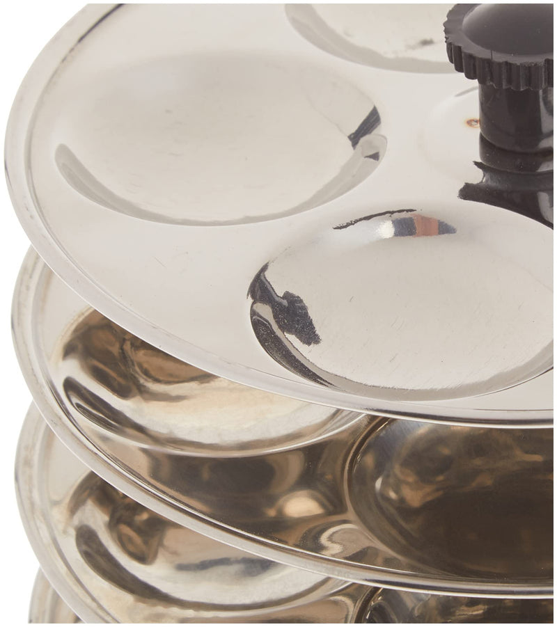 Tabakh 5-Rack Stainless Steel Baby Mini Idli Stand, Makes 25 Mini Idlys