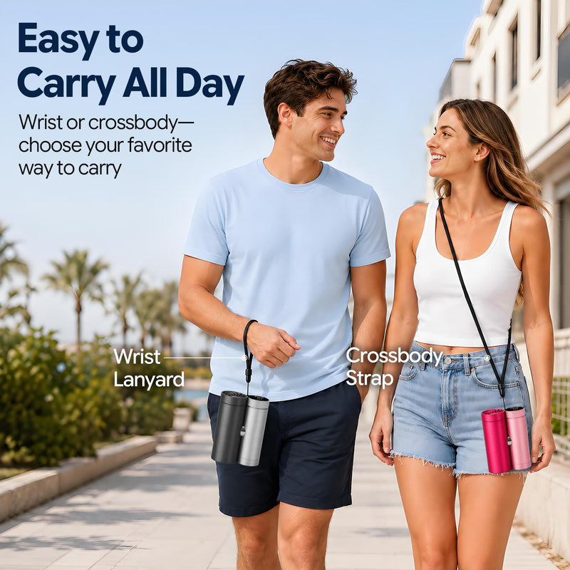 2-Pack Adjustable Crossbody Strap and Wrist Strap for Shark ChillPill Fan