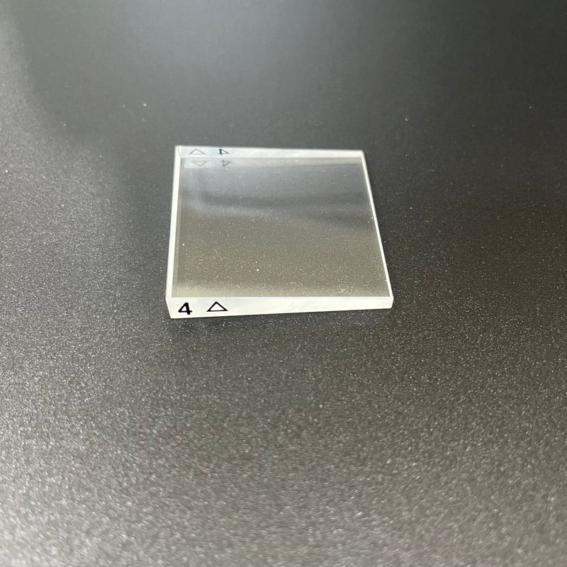 1Pc Optical Wedge Prism,Wedge & Right-Angle Prism K9 Optical Glass Prism 40x40mm(4 Degree)
