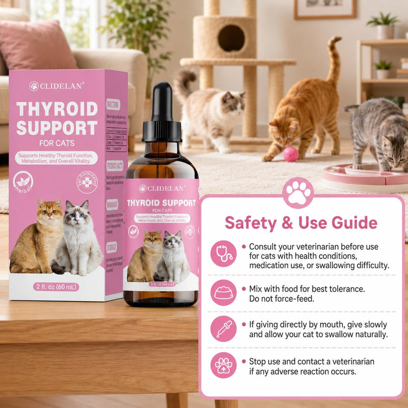 Herbal Thyroid Support – Promotes Healthy Metabolism & Energy, with Rehmannia Root Extract & Lemon Balm – Natural Liquid Supplement for Appetite & Weight Maintenance