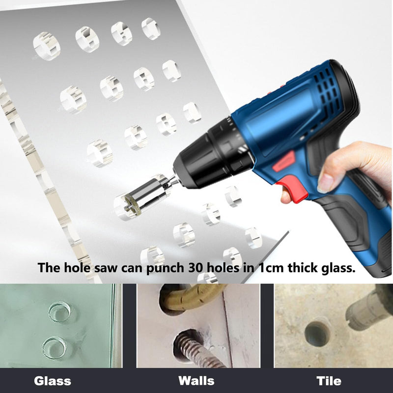 120mm Diamond Drill Bit with Pilot Bit, Tile Glass Hole Saw, Suitable for Tile, Ceramic, Glass, Porcelain, Marble, DIY Kitchen Bathroom Shower 120mm