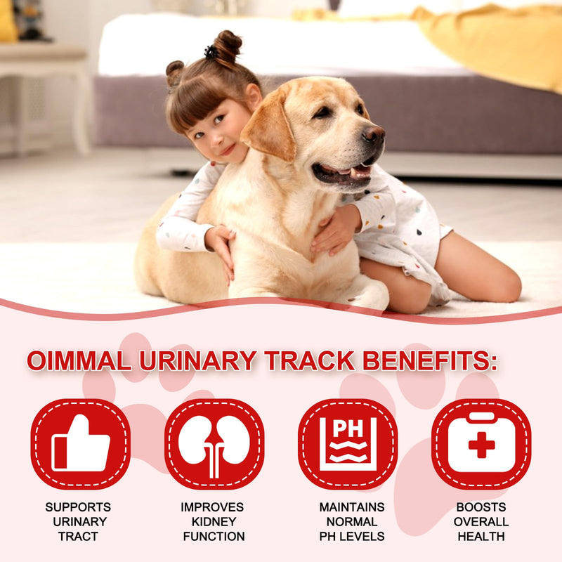 Cranberry for Dogs, 180P Cranberry Urinary Tablets for Dogs - Supports Bladder Infection, Urinary Tract, Bladder Stone & Dog UTI, Pet Supplement Treats for Dogs, Chicken Flavor - 180P Chewable Tablets 5.1OZ - PawsPlanet Australia