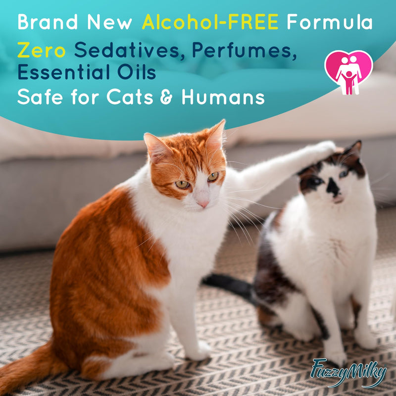 Cat Calming Spray 80ml - Ethanol Free, Pheromone for Cats Anxiety Relief, Travel, Vet Visits, Sleep - Deterrent for Scratching, Urine Marking - Over 500 Sprays and 10 Weeks Supply