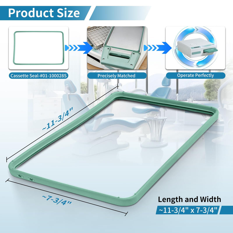 (1PC) #01-100028S Gasket Fits for Scican Statim 2000/2000 G4 / 2000S Cassette Seal Gasket Replacement Part #SCS001 PM KIT (1) 1