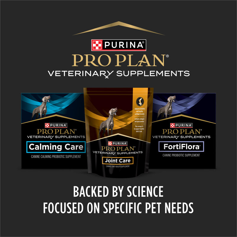 Purina Pro Plan Veterinary Supplements FortiFlora Daily Probiotics for Dogs Chewable Tablets for Digestive Gut Health and Diarrhea - 45 ct. Canister 45 Tablets (1 Pack)