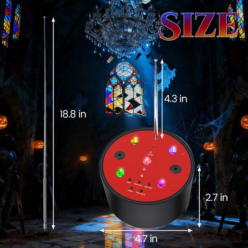 Ghost Hunting Equipment, Briidea Paranormal Detection Tool Kit with Enhanced Sensitivity and Temperature Deviation Detection, Designed for Halloween Exploration and Paranormal Investigators