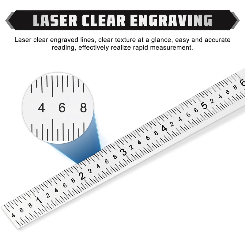 YUCHENGTECH Taper Gauge Gap Gage Welding Wedge Feeler Gauge Gap Feeler Wedge Gauge Gage Gap Hole Measure Tool 0.4-6mm