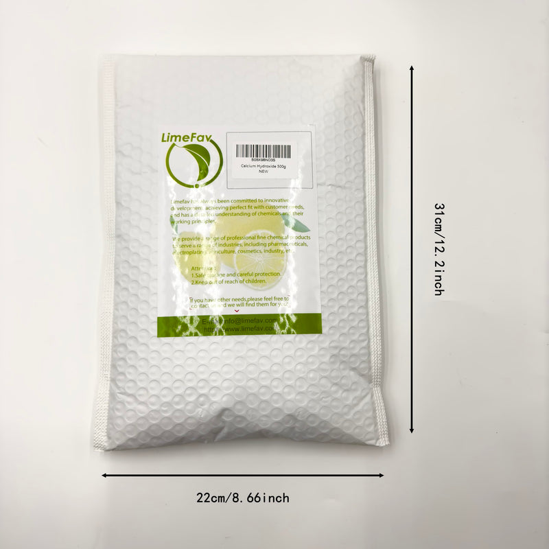 Food Grade Calcium Hydroxide of 96%+ Purity, CAS NO.: 1305-62-0(500g/17.6oz) 500g