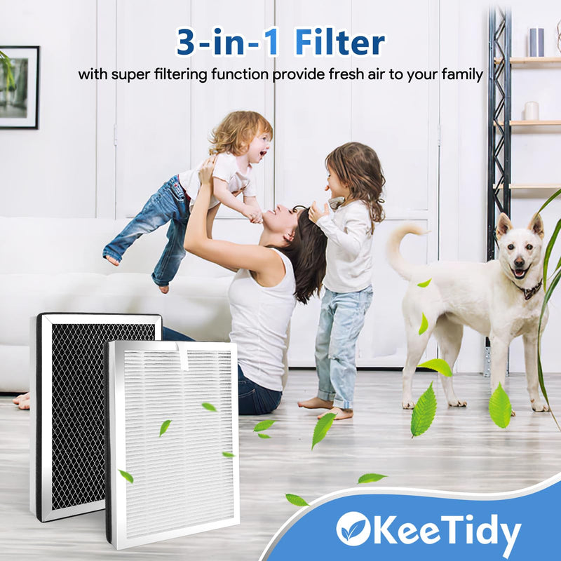 Replacement Filter Compatible with MA - 25 Air Purifier B1/S1/W1 2 Count (Pack of 1)