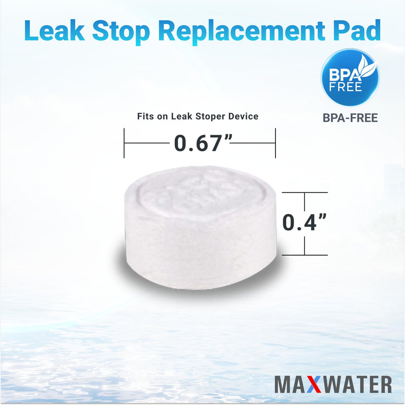 Max Water Leak Detector - Expanding Pad for Reverse Osmosis Shut Off Valve (17MM) - Pack of 2 17MM
