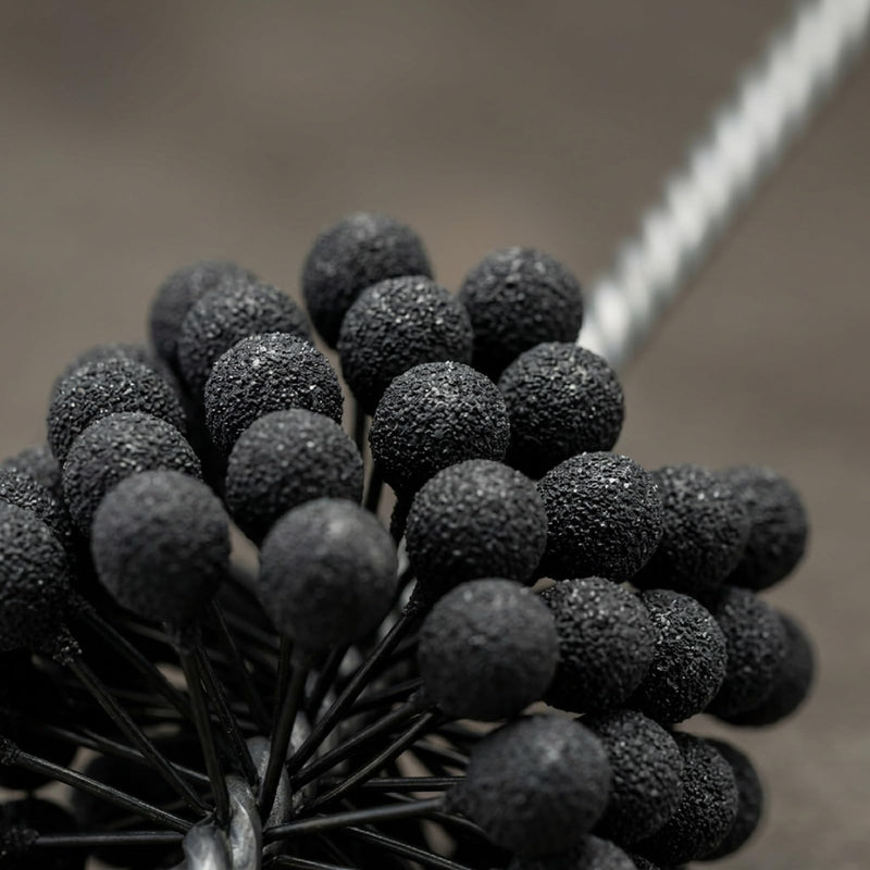 Engine Cylinder Hone Tool, 3 Inch 240 Grit Silicon Carbide Ball Brush Flexible Cylinder Honing Tool