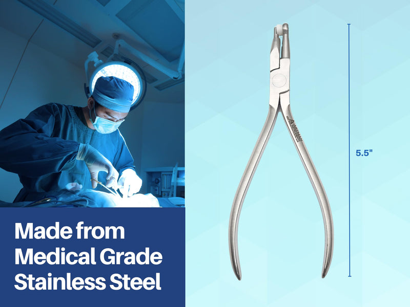Orthodontic adhesive removing pliers, cement removing pliers brand removing pliers ARTMAN brand by Wise Linkers